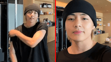 BTS: Taehyung rubio regresa y sorprende con rutina de ejercicios en vivo