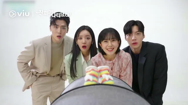 Actores principales de 'The real has come!'. Foto: KBS2    