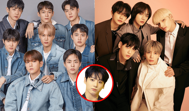 EXO y TXT tendrán comeback en el mes de julio. ¿Jungkook lanzará nueva música? Esto es lo que se sabe. Foto: composición LR/SM/HYBE