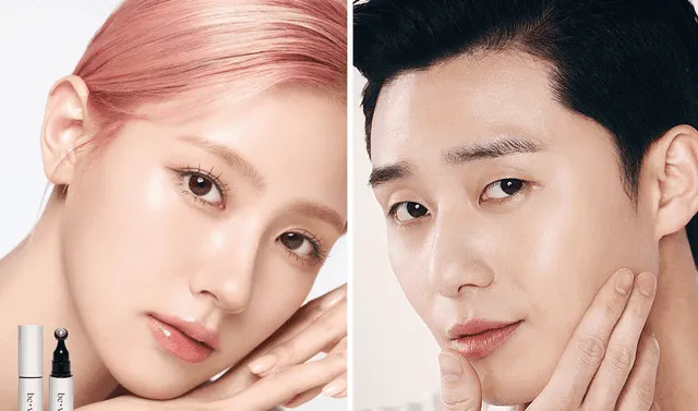 Miyeon de (G)I-DLE y Park Seo Joon son unas de las celebridades que lucen una piel suave e hidratada. Foto: composición LR/Be wants/Laneige Homme