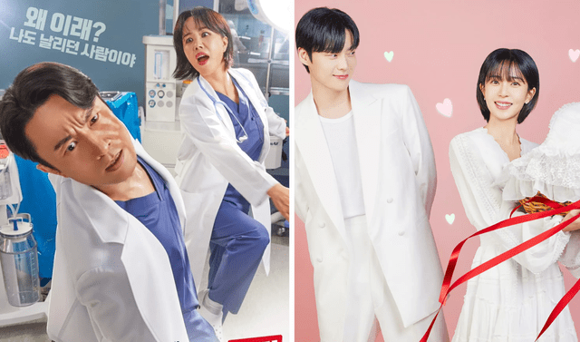 Dos de las series coreanas más populares este 2023 han sido "Doctora Cha" y "The real has come", ambos transmitidos por JTBC. Foto: composición LR/JTBC