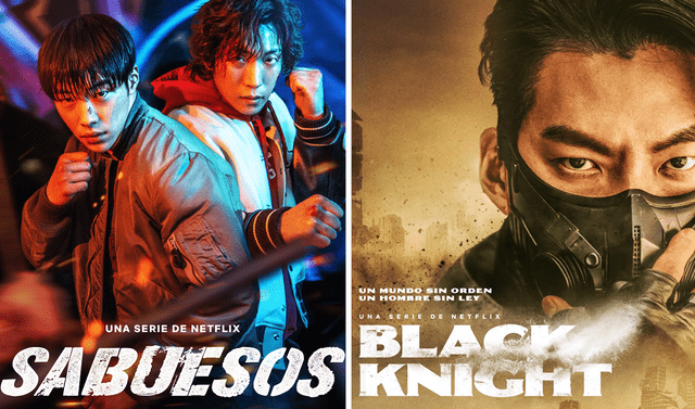 Las series "Sabuesos" y "Black night" son algunas producciones coreanas de corta duración. Foto: composición LR/Netflix