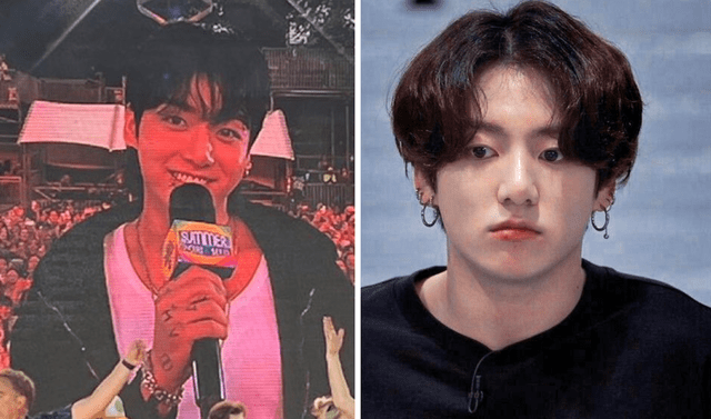 Jungkook, el maknae de BTS, iba a debutar en vivo en el concierto de "Good morning America" con su recién lanzada canción "SEVEN". Foto: composición LR/GMA/Hybe