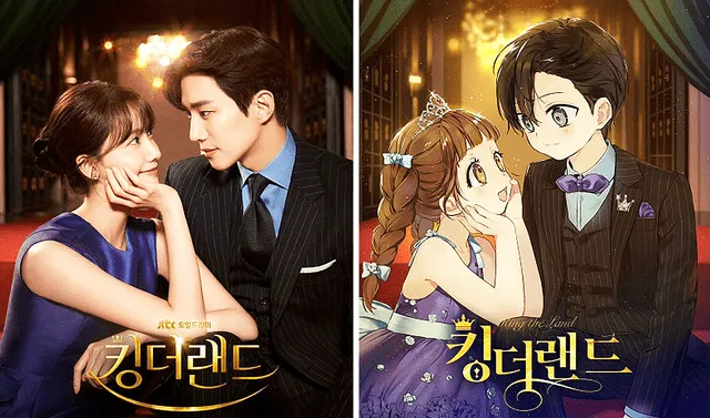 Yoona (SNSD) y Junho (2PM) protagonizan la comedia romántica "King the land", la cual cuenta con un cómic web. Foto: composición LR/JTBC/Webtoon