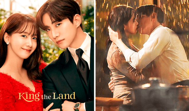 Los fans de "King the land" celebraron el beso de Yoona y Junho en el k-drama. Foto: composición LR/JTBC