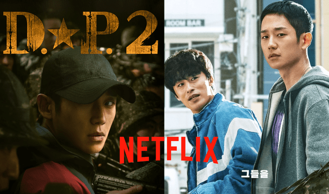 Jung Hae In y Goo Kyo Hwan protagonizan 'D.P. 2', serie coreana original de Netflix de temática militar. Foto: composición LR/Netfix