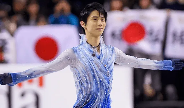 El japonés Yuzuru Hanyu es dos veces campeón olímpico de patinaje artístico. Foto: USA Today Sports