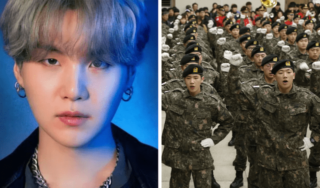 Suga será el tercer integrante de BTS en iniciar su servicio militar obligatorio. Foto: composición LR/BIGHIT/Ejército de Corea del Sur