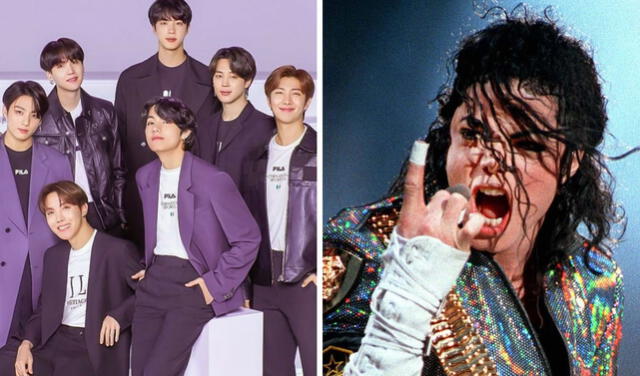 BTS y Michael Jackson son unas de las figuras más imponentes del pop a través de las décadas. Foto: composición LR/BIGHIT/WYMT