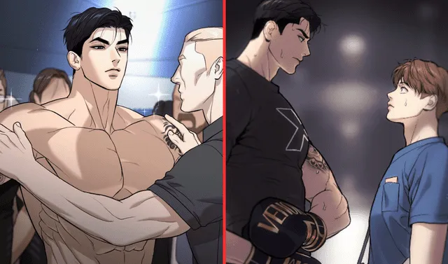 'Jinx' narra la histori boyslove de un luchador y su médico. La historia es considerado como manhwa BL para +18. Foto: composición LR/Mingwa /Lezhin