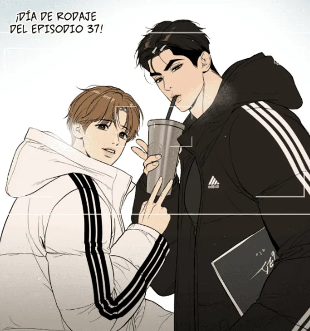 Kim Dan y Jaekyung son los personajes principales del manhwa 'Jinx'. Foto: Mingwa   