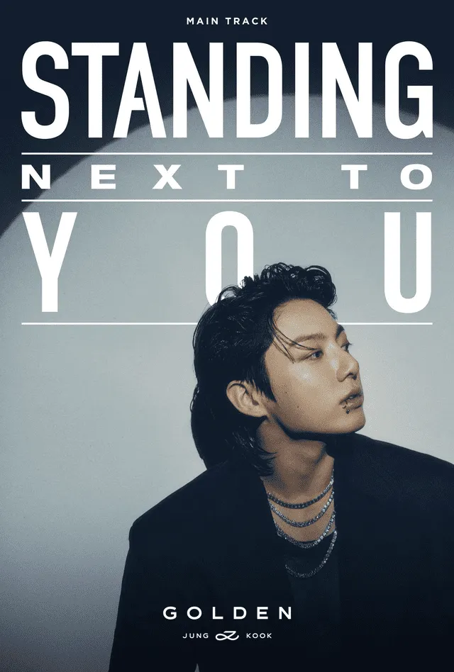  Jungkook, de BTS, anuncia su tema 'Standing Net to You'. Foto: HYBE   